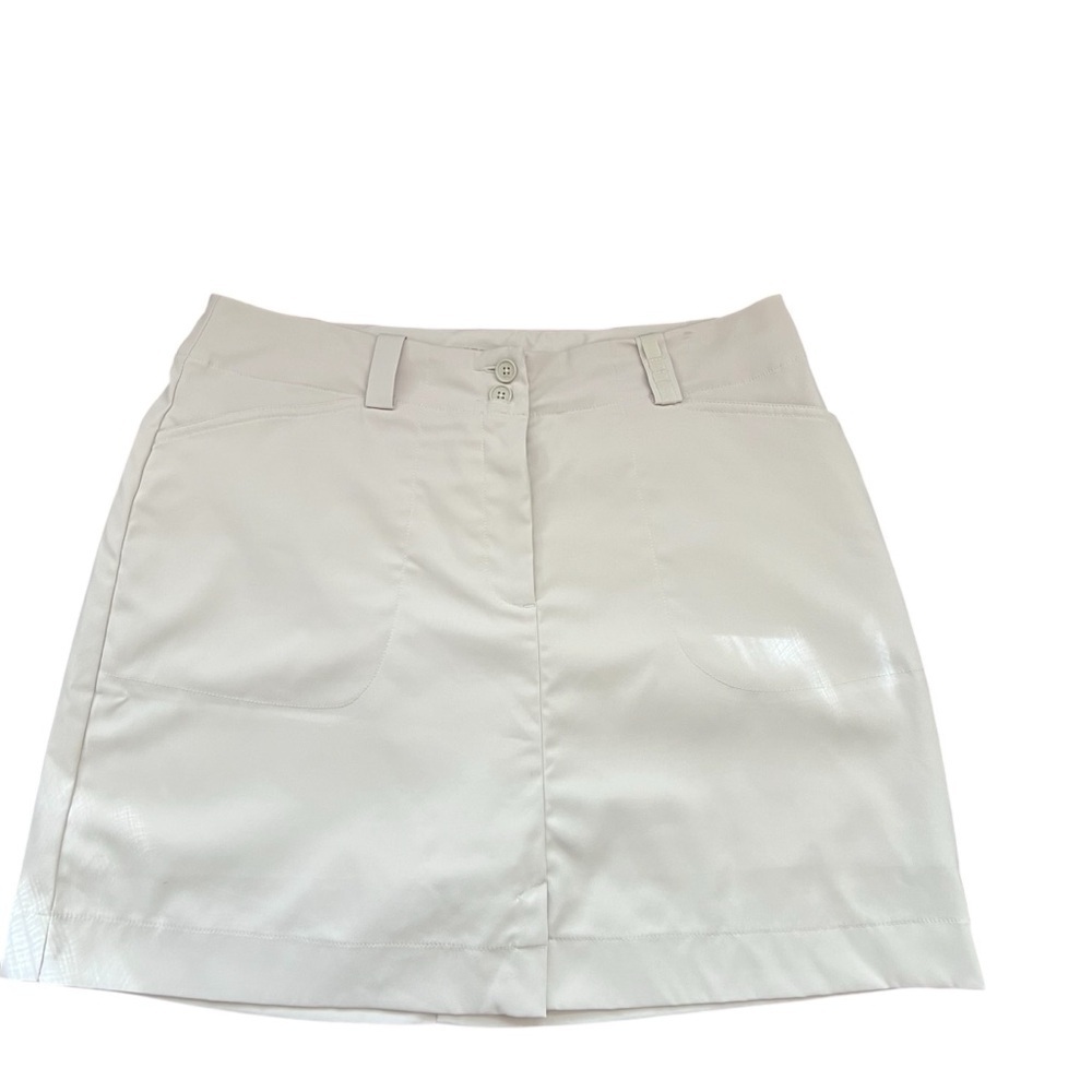 Nike Women’s Ivory Cream Sz 10 Golf Dri-FIT Skirt Skort